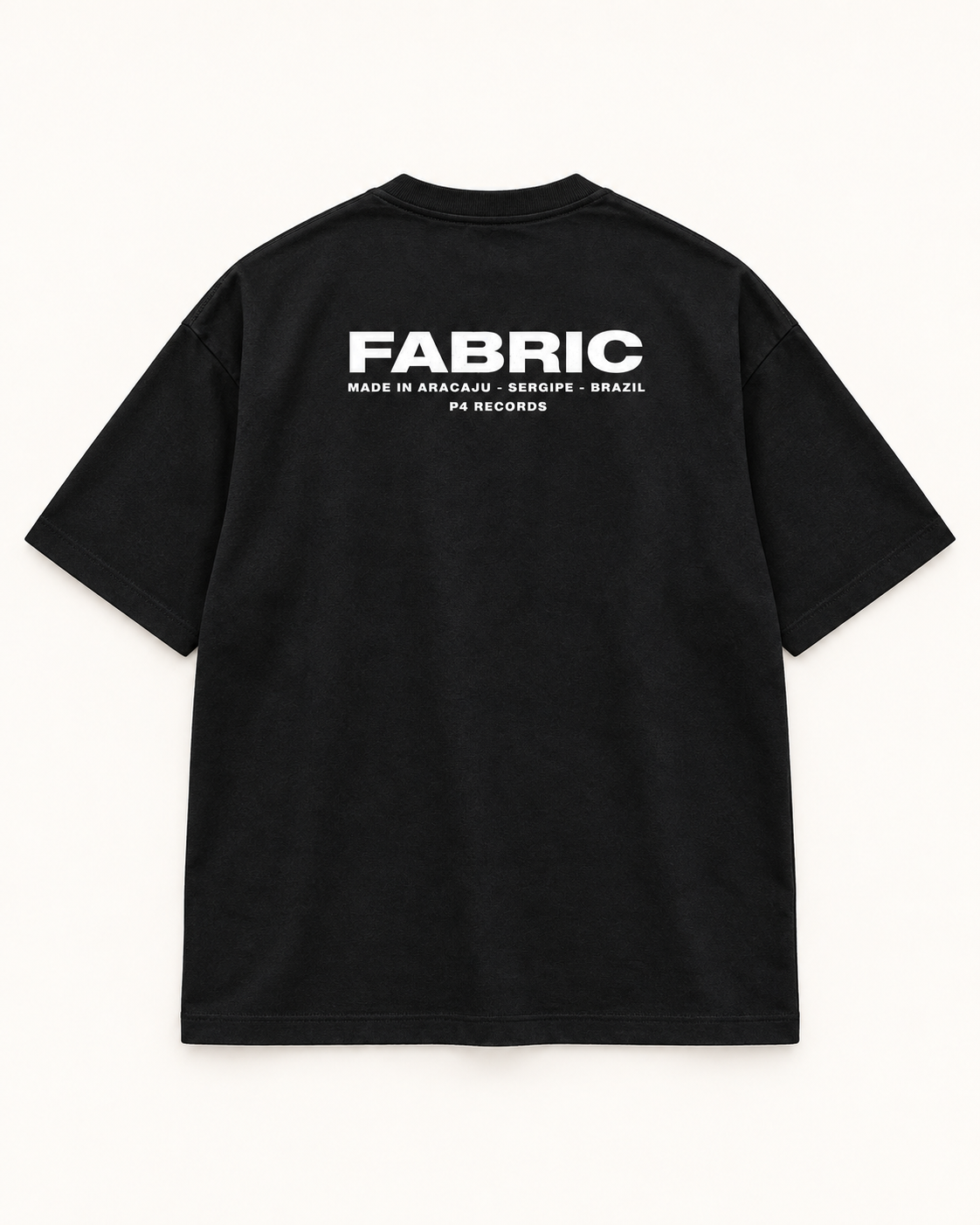 Fabric Oversized Black, mockup de produto