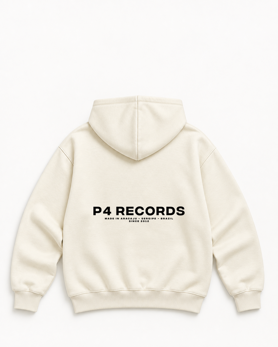 P4 Records Canguru Prime bege off-white, visto por trás