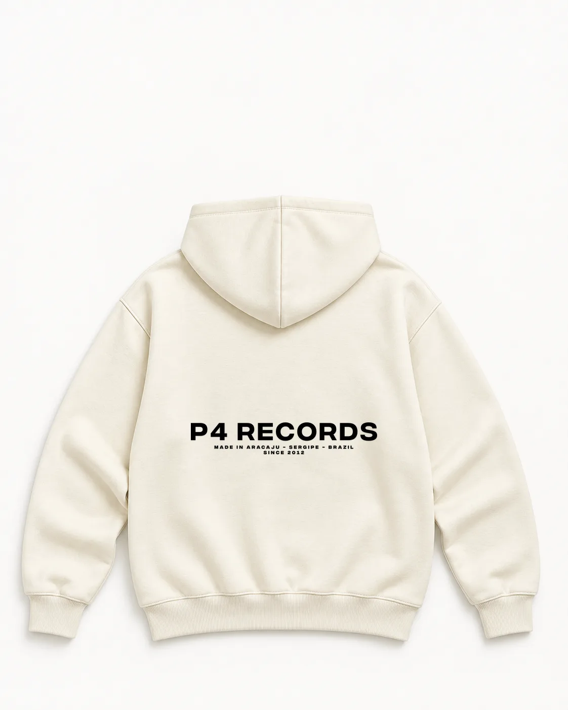 P4 Records Canguru Prime bege off-white, visto por trás