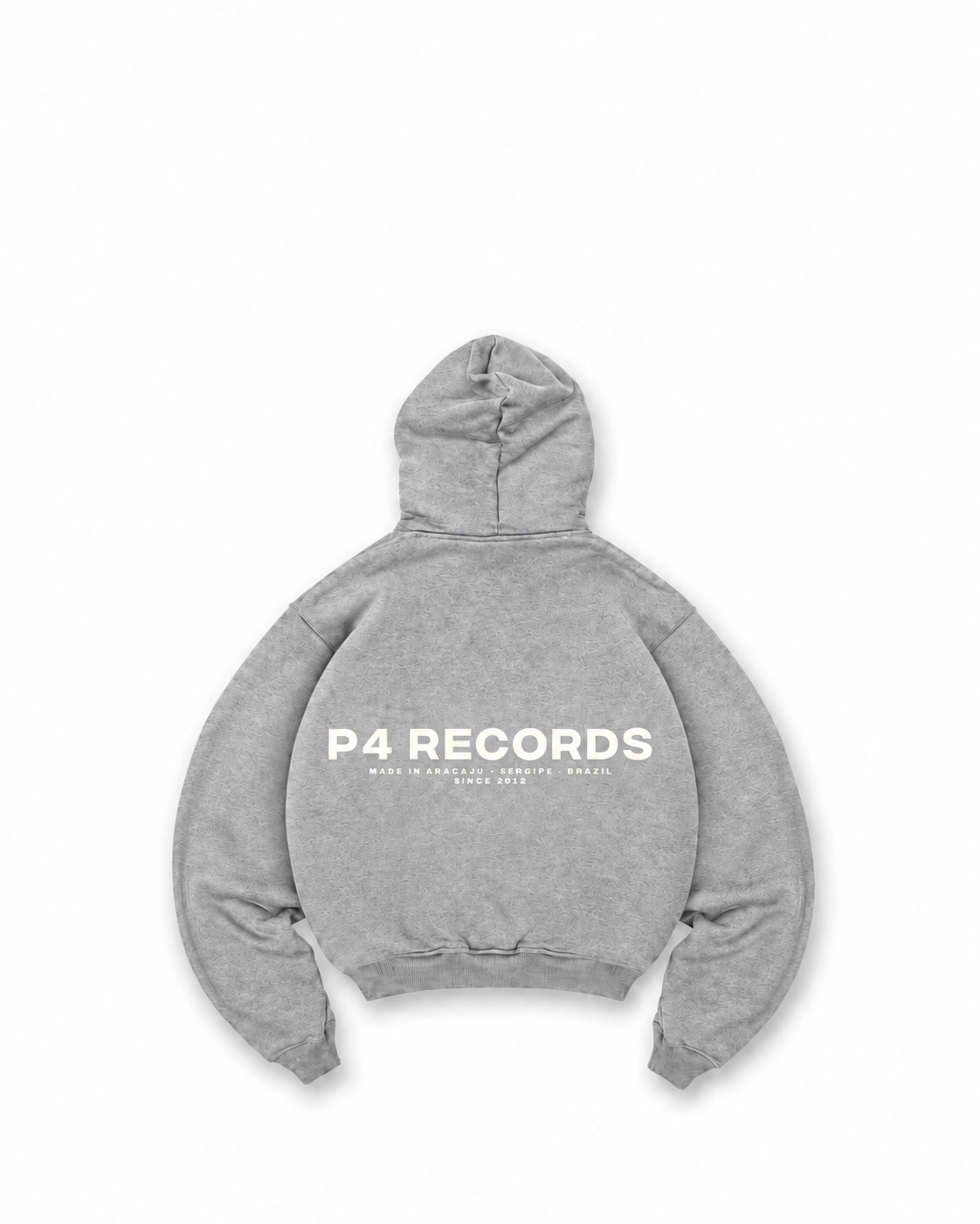 P4 Records Canguru Prime cinza-mescla, visto por trás