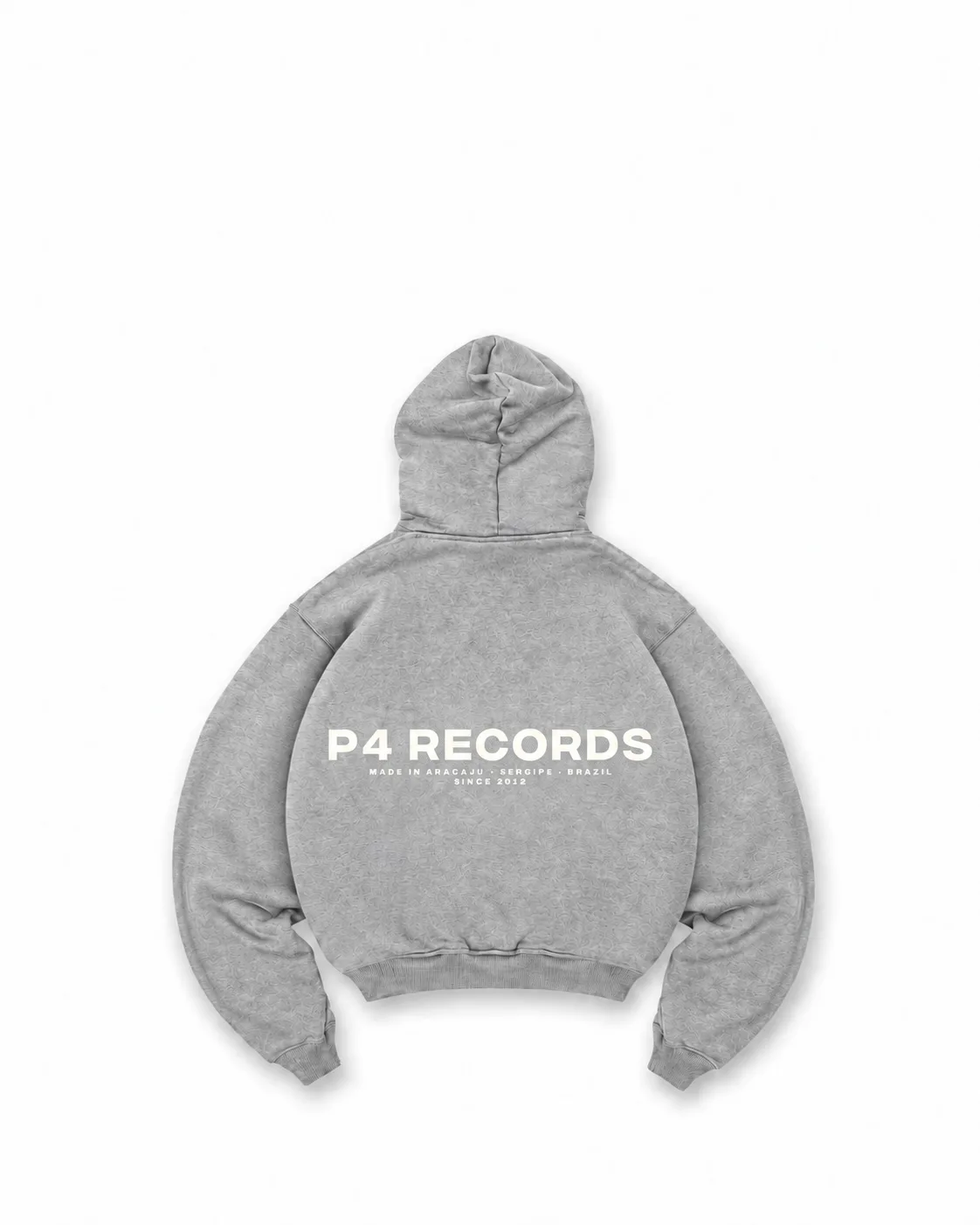 P4 Records Canguru Prime cinza-mescla, visto por trás