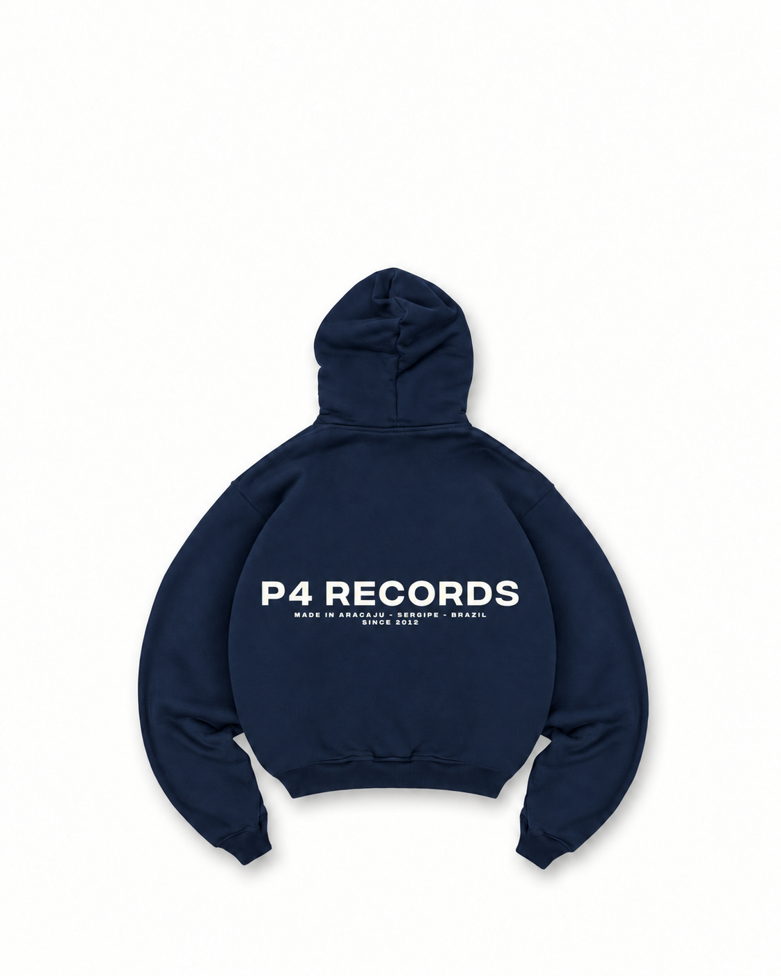 P4 Records Canguru Prime azul-marinho, visto por trás